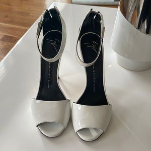 White Giuseppe Heels